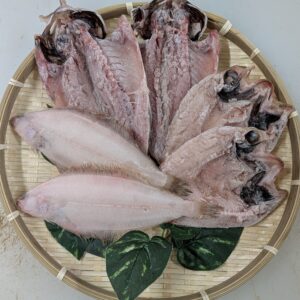 どんちっち干物三種盛り